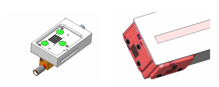 Schéma a princip Quick-change adaptéru
